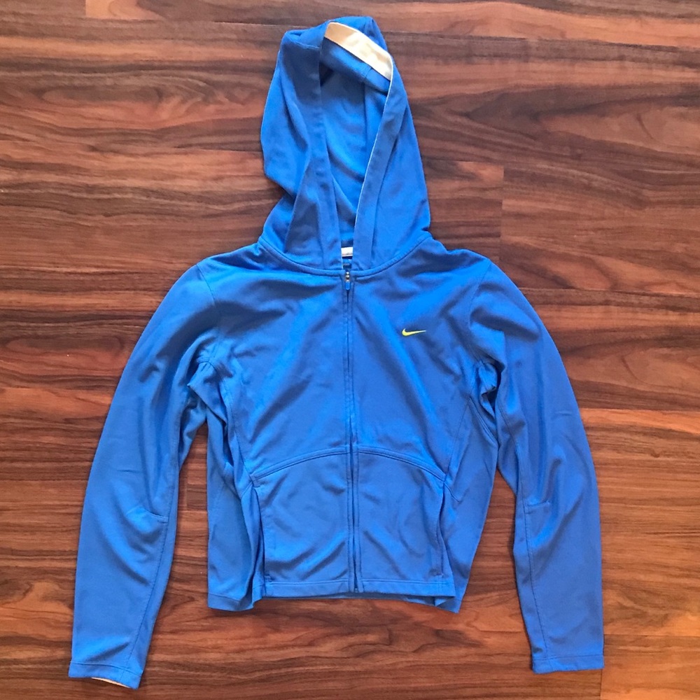 Blue Nike Dry-fit Workout